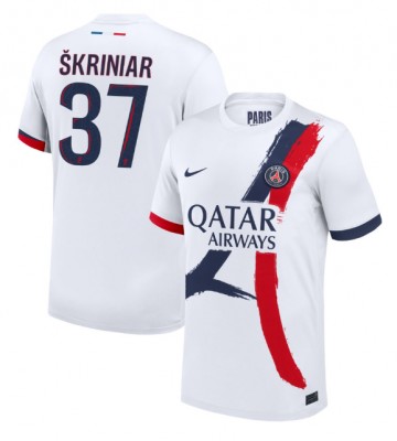 Paris Saint-Germain Milan Skriniar #37 Segunda Equipación 2024-25 Manga Corta